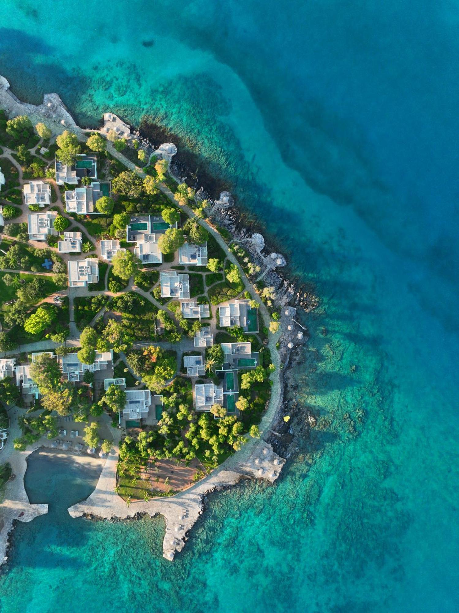 Minos Beach Art Hotel, A Member Of Design Hotels Agios Nikolaos Exterior foto