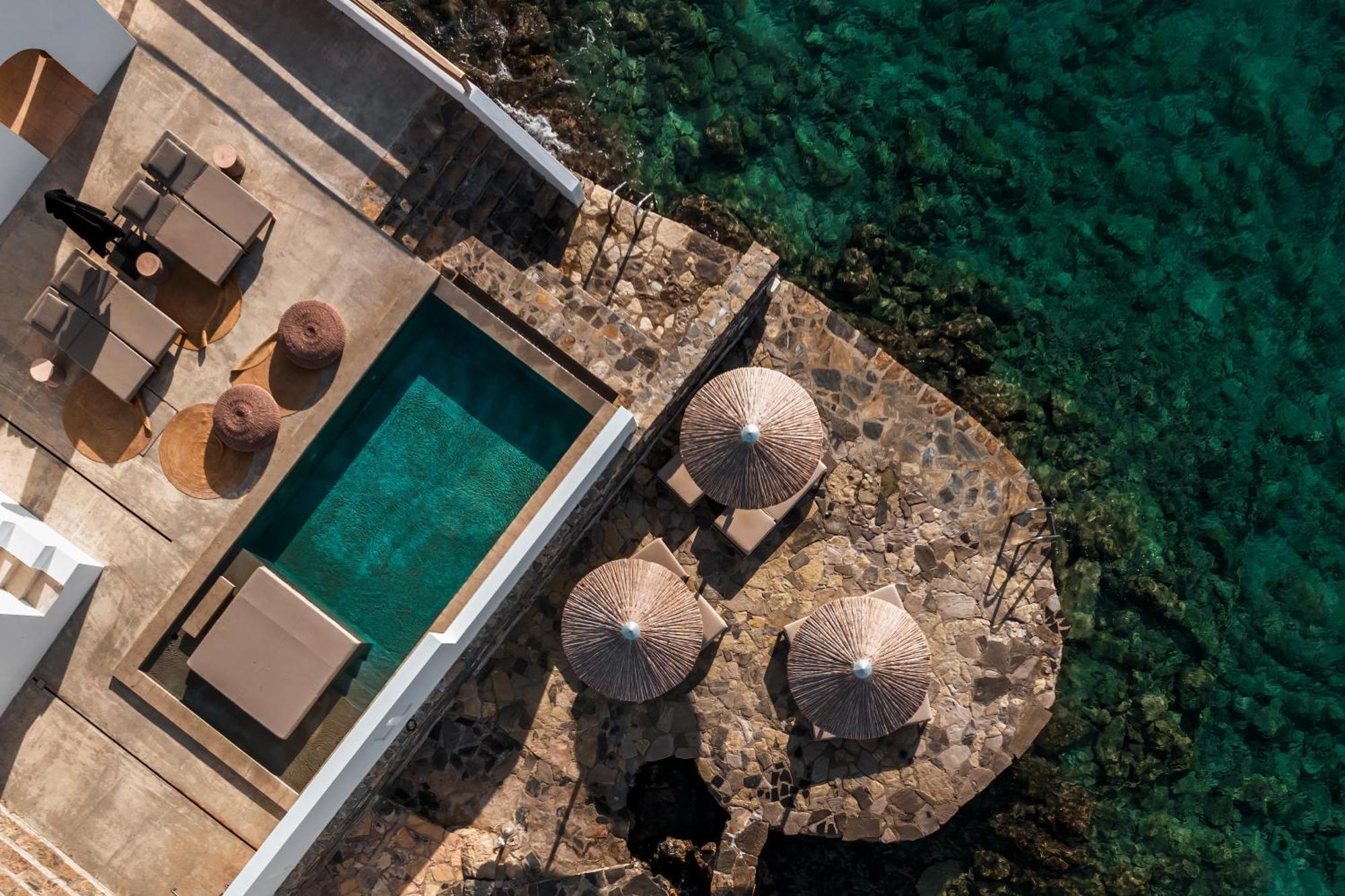 Minos Beach Art Hotel, A Member Of Design Hotels Agios Nikolaos Exterior foto