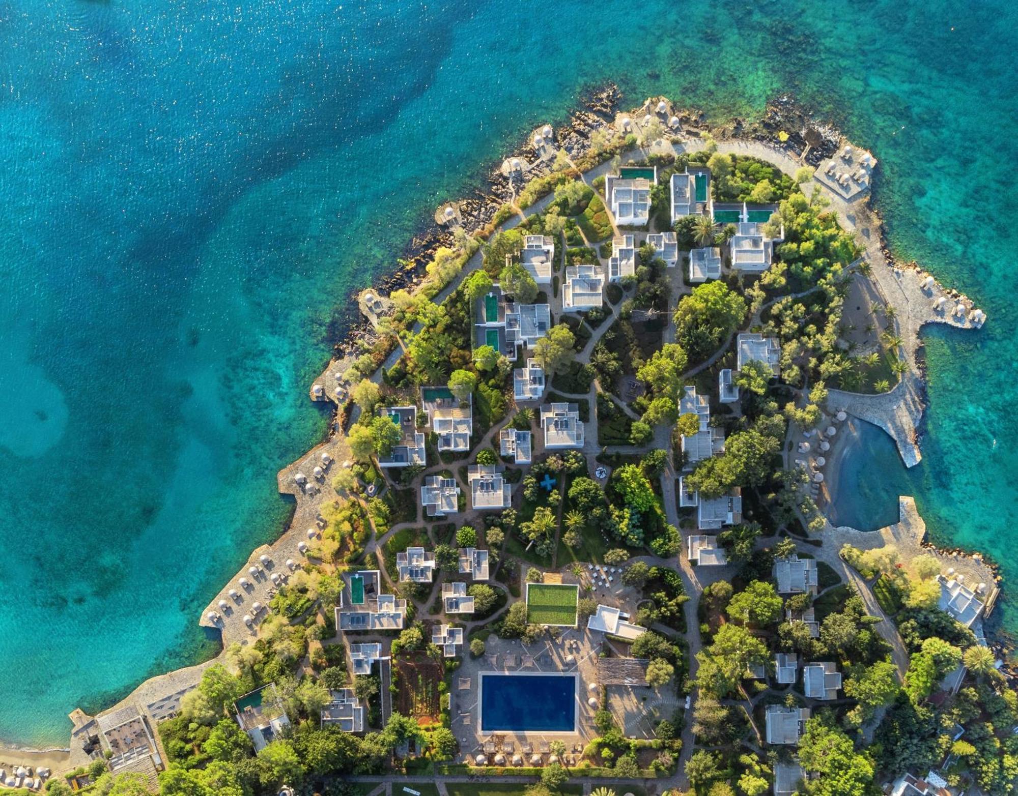 Minos Beach Art Hotel, A Member Of Design Hotels Agios Nikolaos Exterior foto