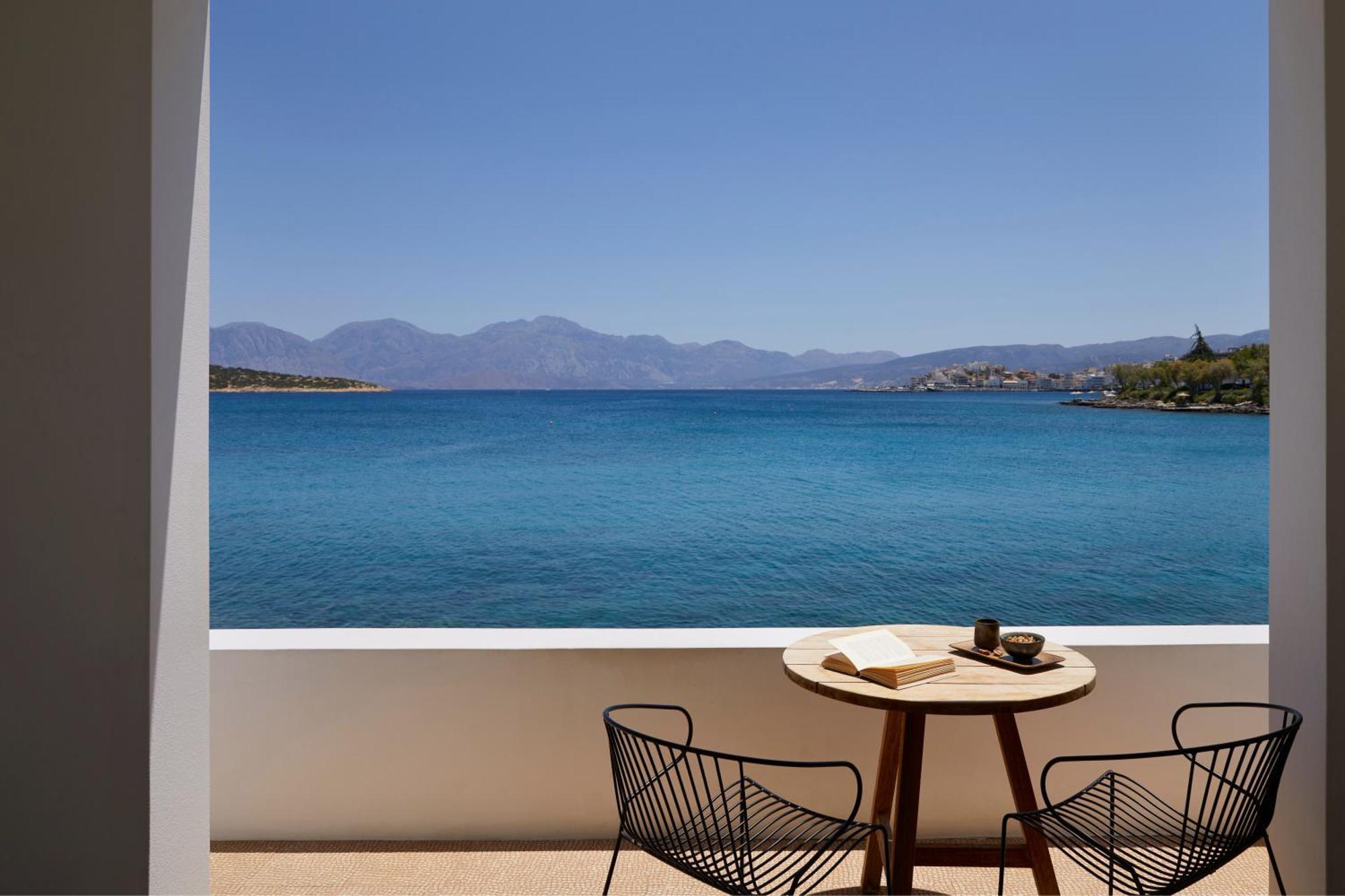 Minos Beach Art Hotel, A Member Of Design Hotels Agios Nikolaos Exterior foto
