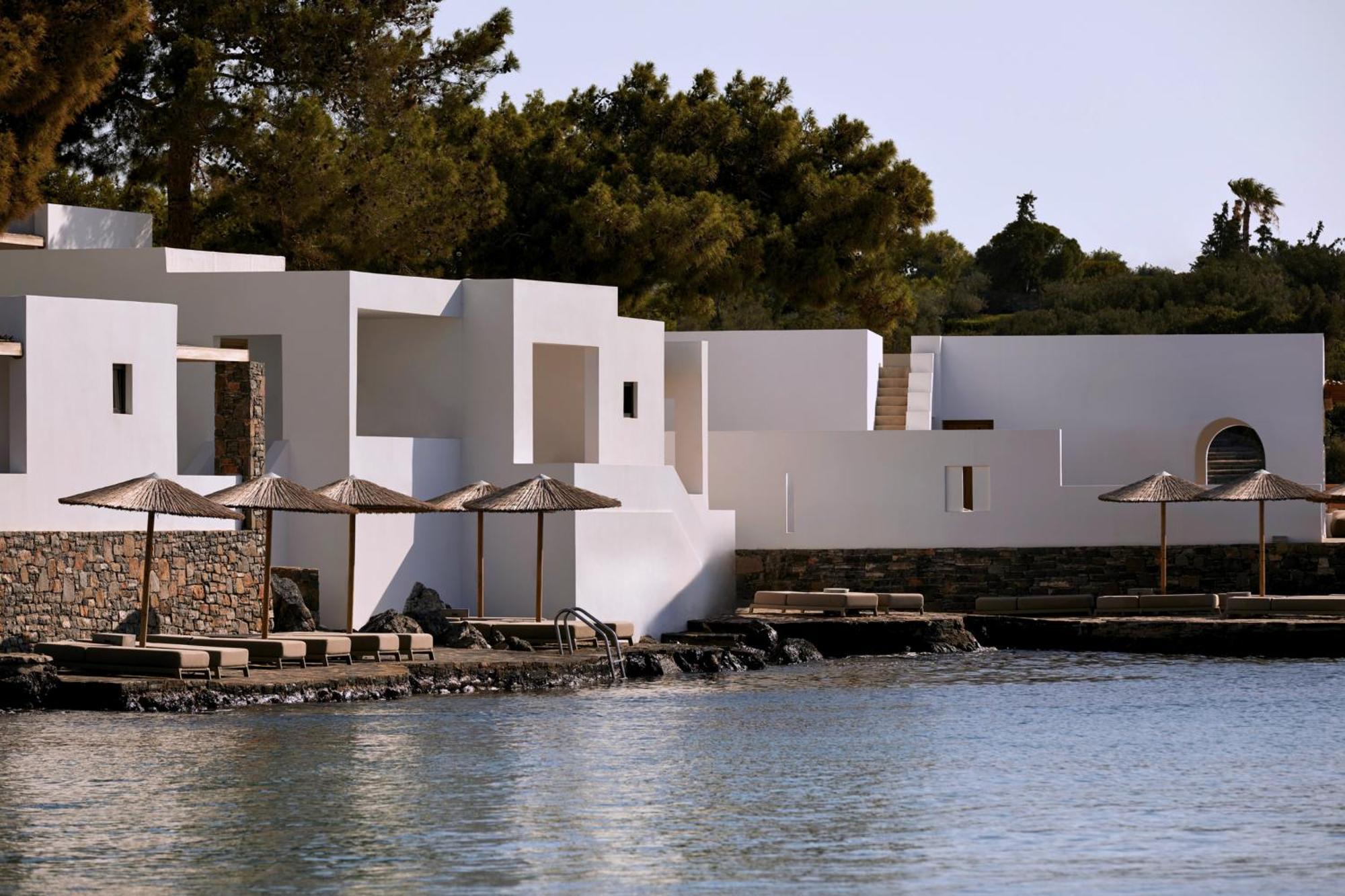 Minos Beach Art Hotel, A Member Of Design Hotels Agios Nikolaos Exterior foto