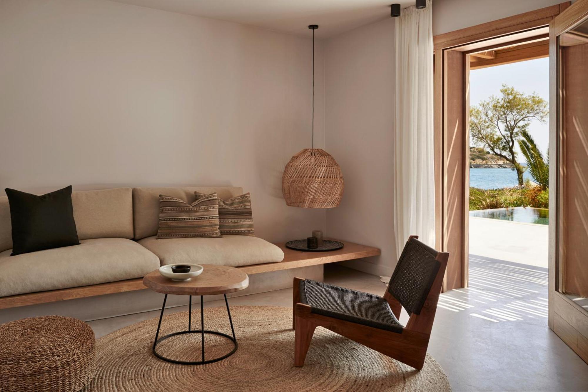 Minos Beach Art Hotel, A Member Of Design Hotels Agios Nikolaos Exterior foto