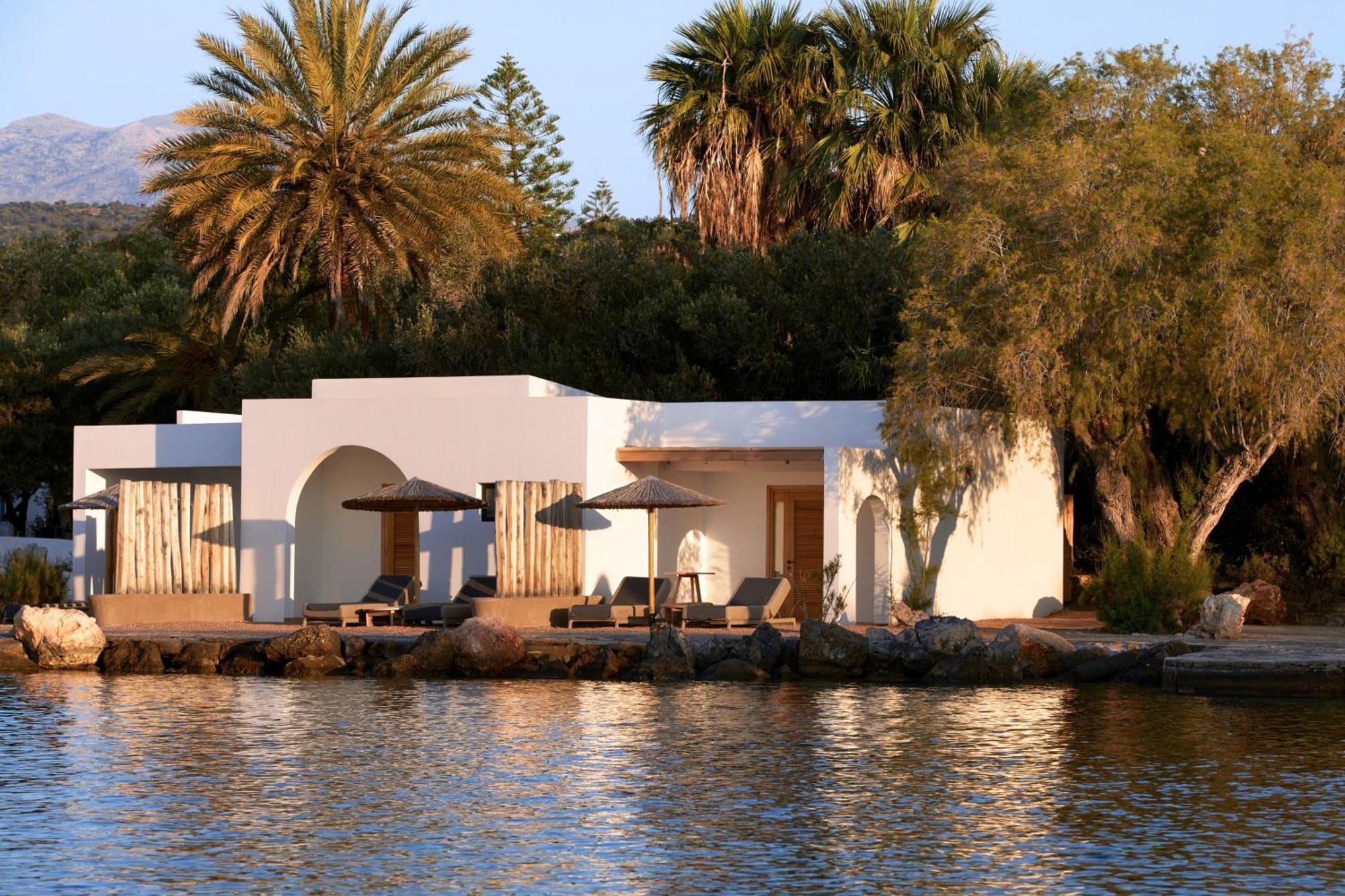 Minos Beach Art Hotel, A Member Of Design Hotels Agios Nikolaos Exterior foto