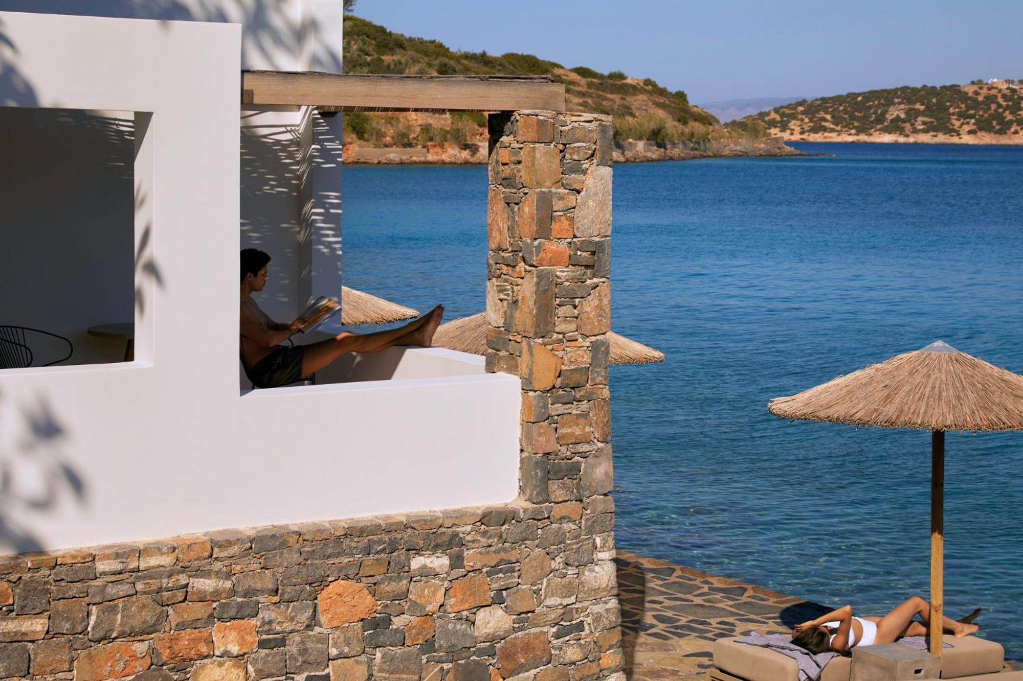 Minos Beach Art Hotel, A Member Of Design Hotels Agios Nikolaos Exterior foto