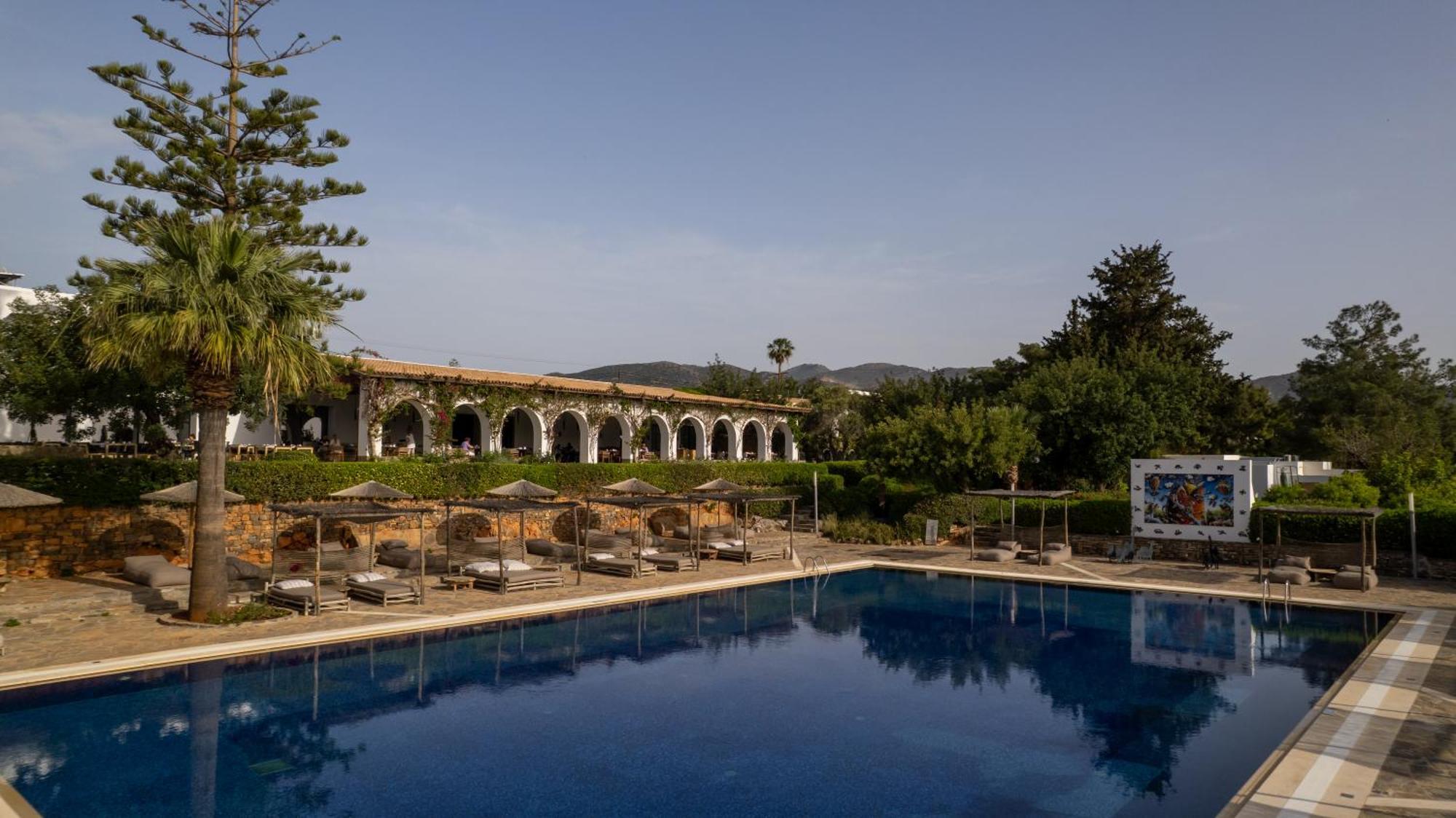 Minos Beach Art Hotel, A Member Of Design Hotels Agios Nikolaos Exterior foto